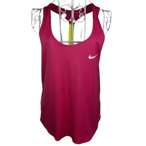 Nike Dri-Fit Pink T-back Tank Top SZ M
